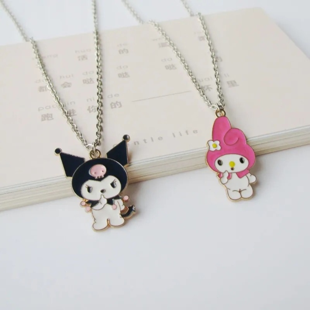 Kuromi Necklace 😈🖤